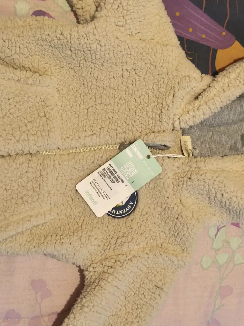 Chaqueta de bebé con capucha y orejas - 3