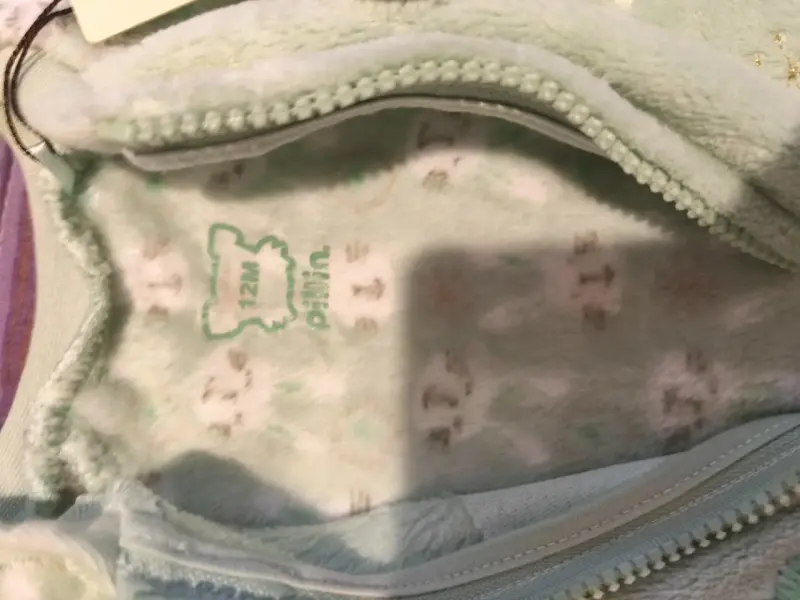 Pijama enterito de bebé verde con conejitos - 6