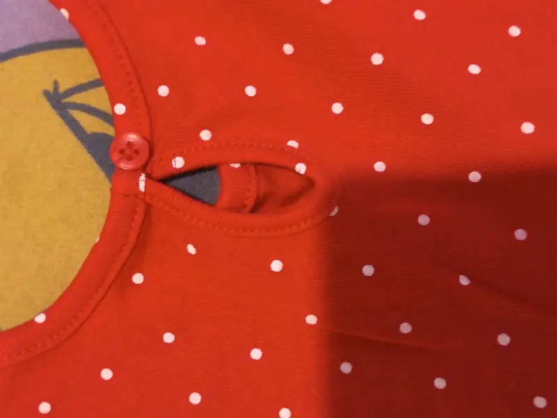Vestido navideño rojo para bebé - 3