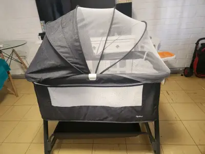 Cuna colecho Opaline gris con ruedas - miniatura 2
