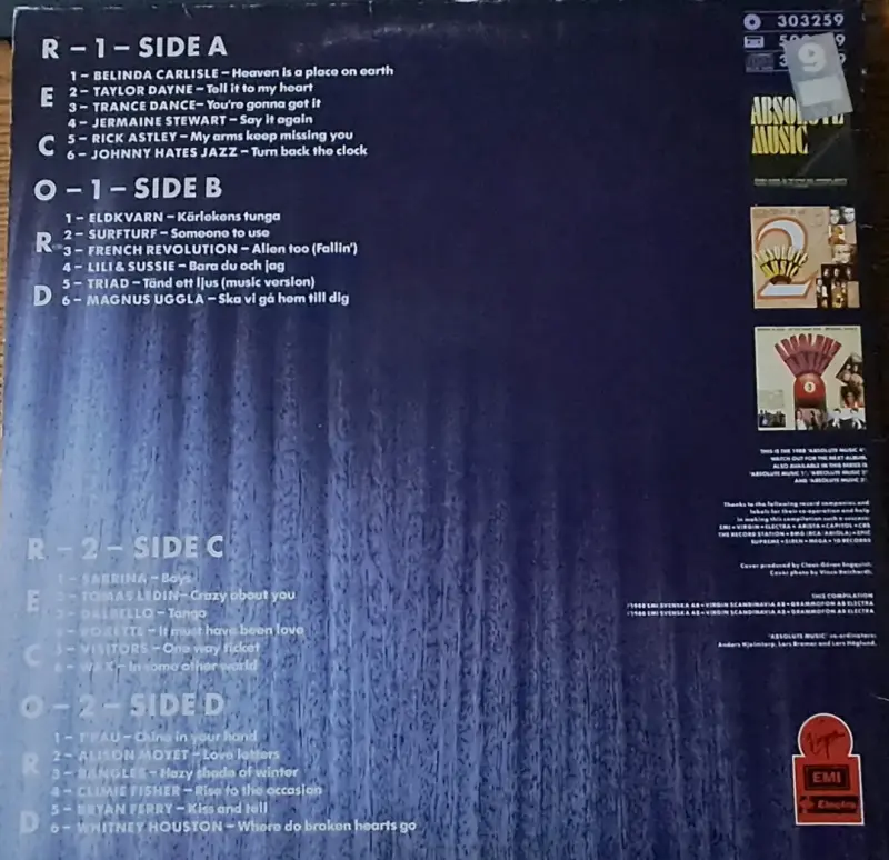 Álbum doble Absolute Music 4 - 2
