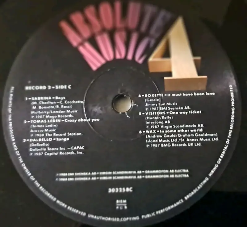 Álbum doble Absolute Music 4 - 6