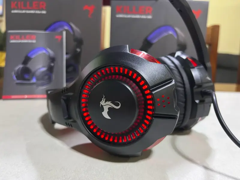 Auriculares gamer Killer KGA-345 con micrófono - 4