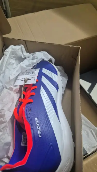 Zapatillas de fútbol Adidas Predator azules - miniatura 4