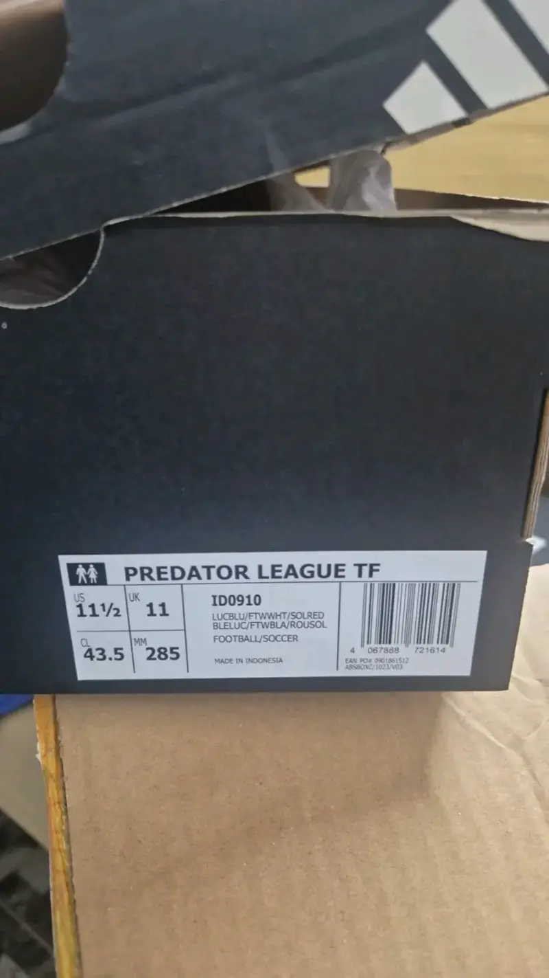 Zapatillas de fútbol Adidas Predator azules - 6