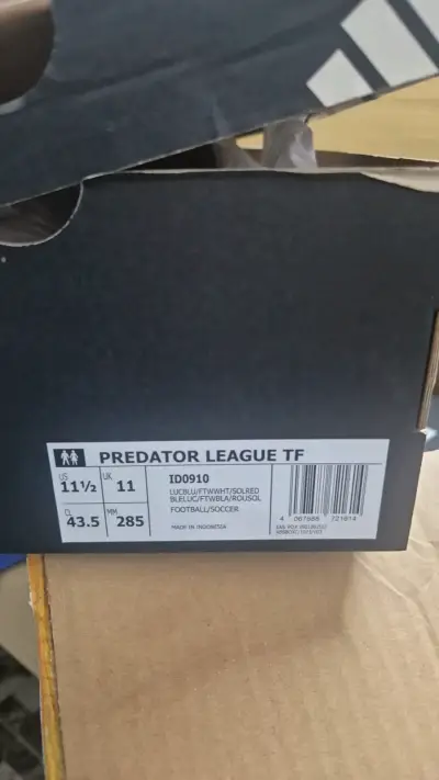 Zapatillas de fútbol Adidas Predator azules - miniatura 6