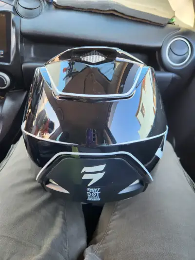 Casco de motocross Shift negro - miniatura 2