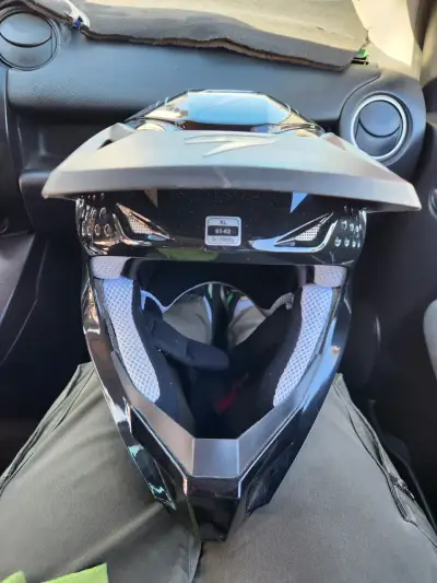 Casco de motocross Shift negro - miniatura 5