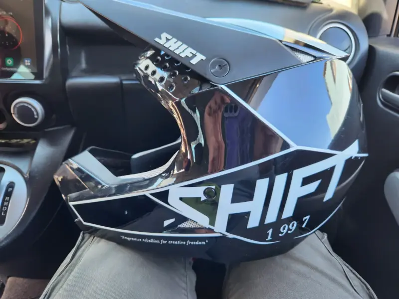 Casco de motocross Shift negro - 6
