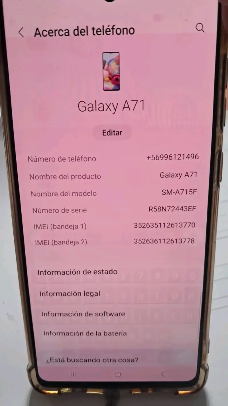Samsung Galaxy A71 en buen estado - 6