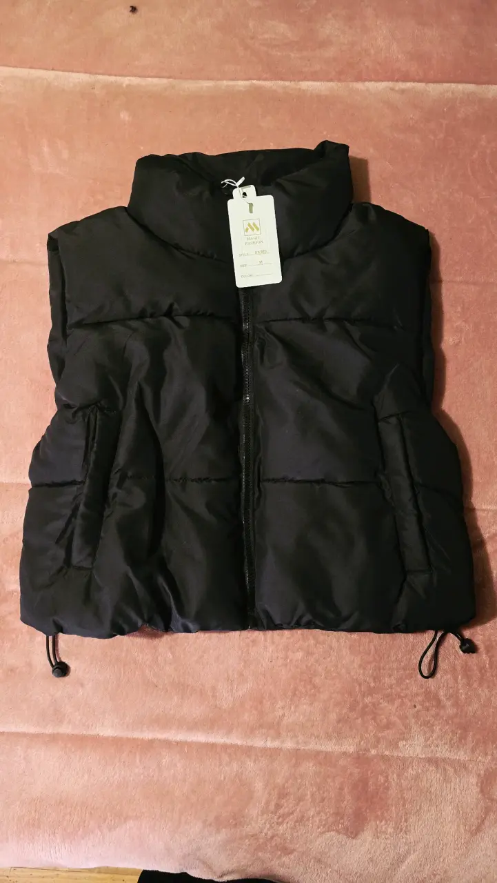 Chaqueta acolchado negro talla M y L - 3