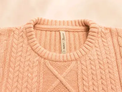Suéter de lana rosa Index Basics - miniatura 1