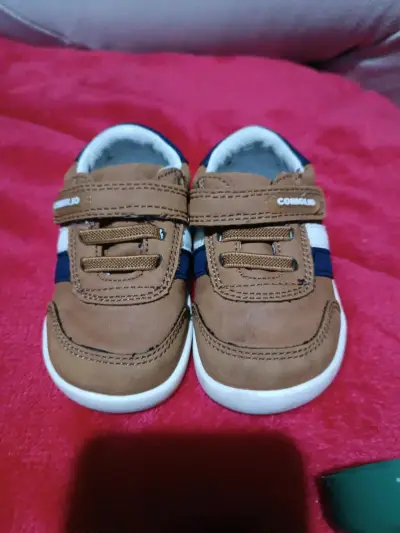 Zapatillas deportivas para niño azul y blanco - miniatura 3