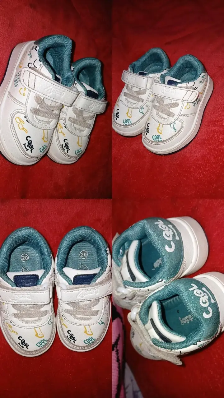 Zapatillas deportivas para niño azul y blanco - 5