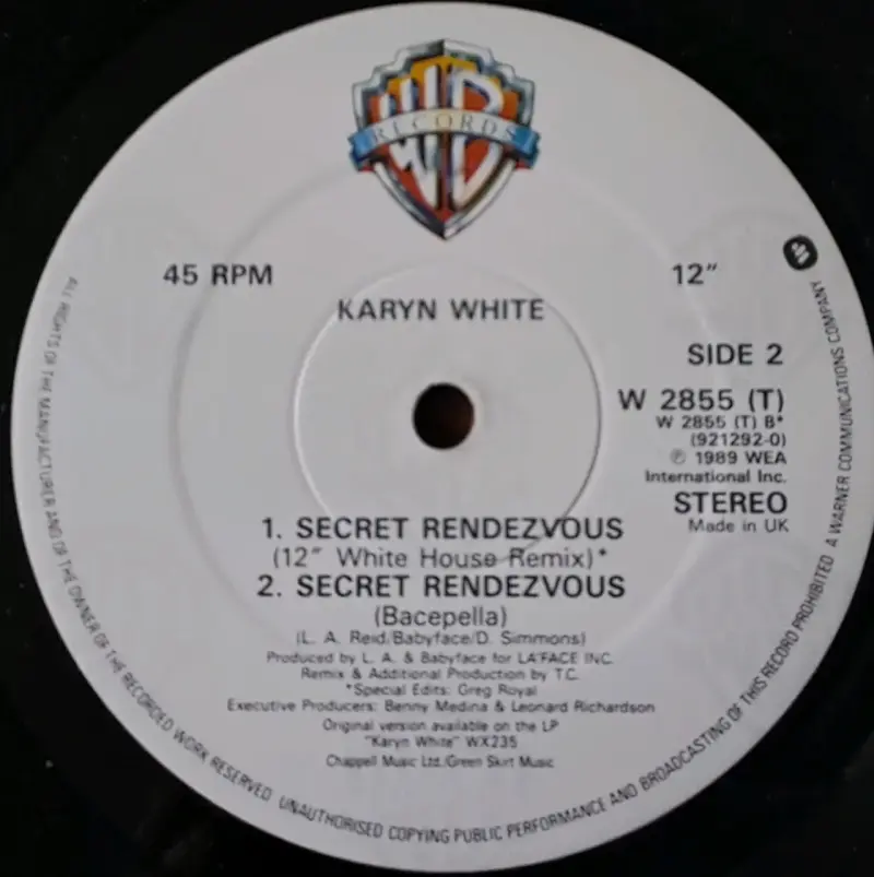 Vinilo Karyn White Secret Rendezvous Remixes - 5