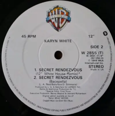 Vinilo Karyn White Secret Rendezvous Remixes - miniatura 5