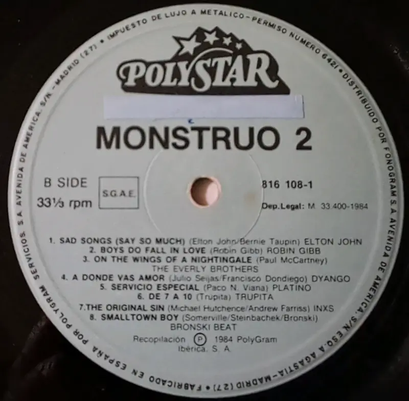 Álbum Monstruo 2 - 30 Éxitos en Vinilo - 6