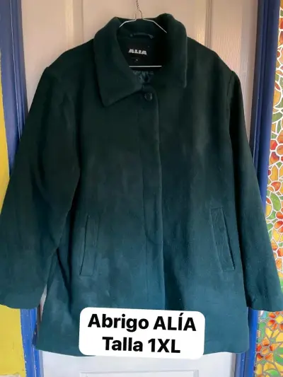 Abrigo ALÍA verde oscuro talla 1XL - miniatura 1