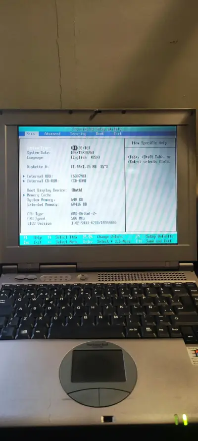 Laptop vintage Packardbell con Windows 98 - miniatura 6