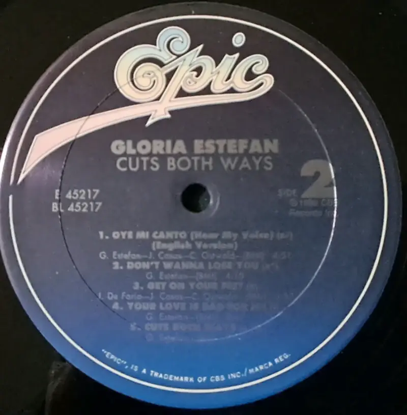 Vinilo Gloria Estefan - Cuts Both Ways - 5