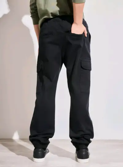 Pantalones cargo negros Aussie M hombre - miniatura 3