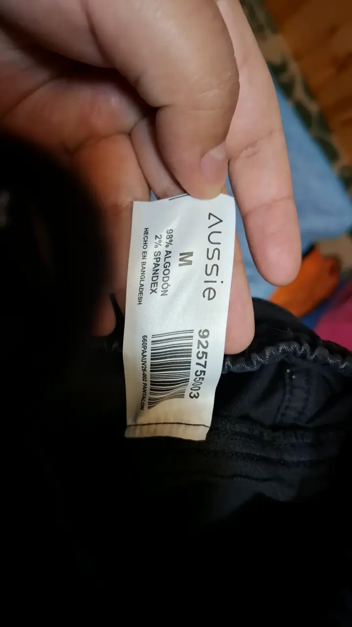 Pantalones cargo negros Aussie M hombre - 4
