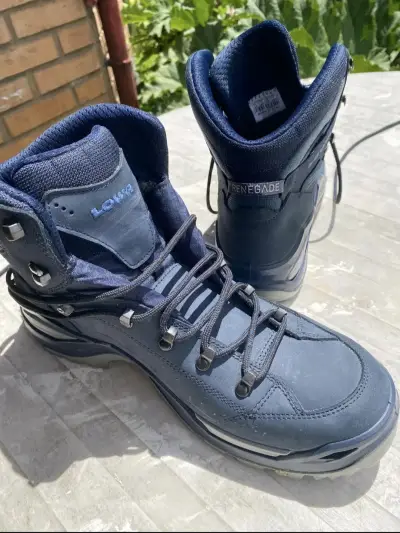 Botas de senderismo Lowa Renegade azul - miniatura 1