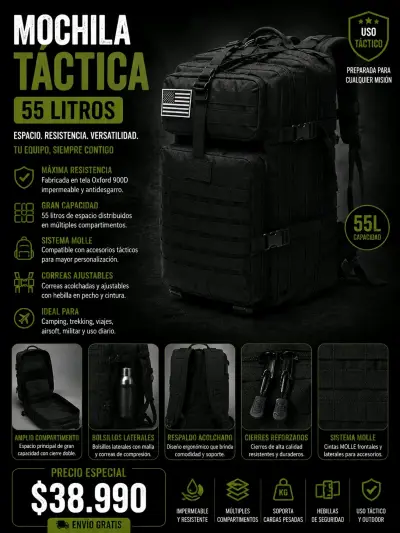 Set táctico 3 en 1 para misiones - miniatura 6
