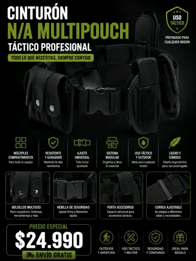 Chaqueta Softshell Táctica Negra - miniatura 2