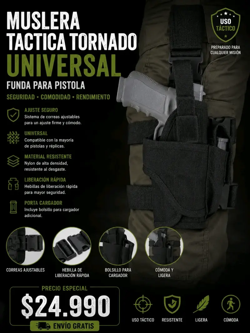 Chaqueta Softshell Táctica Negra - 4