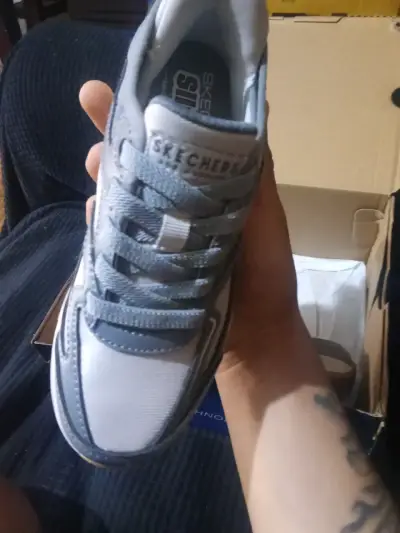 Zapatillas Skechers gris para niño - miniatura 1