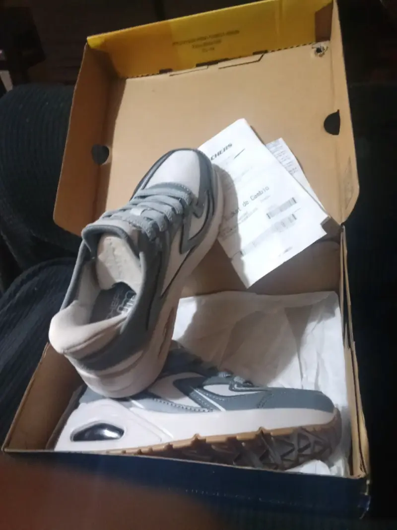 Zapatillas Skechers gris para niño - 3