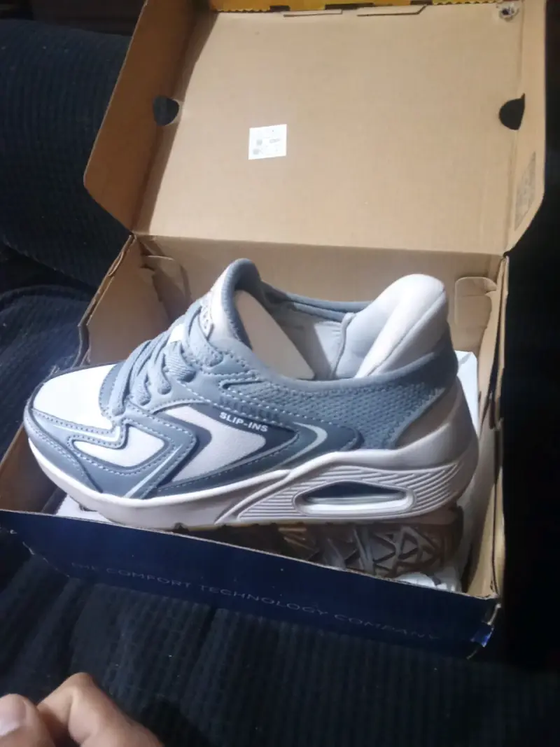 Zapatillas Skechers gris para niño - 4