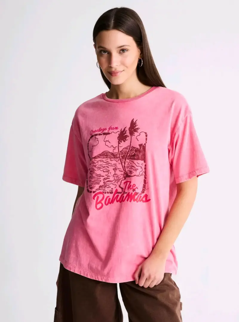 Polera Opposite oversize talla S - 1