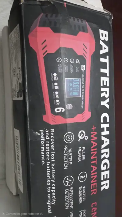 Cargador de batería 12V 6A para auto - miniatura 2