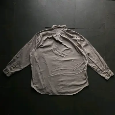 Camisa beige de manga larga para hombre - miniatura 4