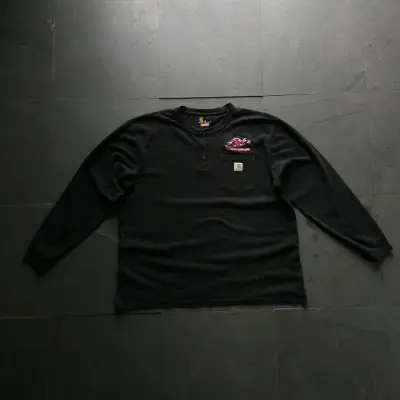 Polera negra Carhartt manga larga - miniatura 1