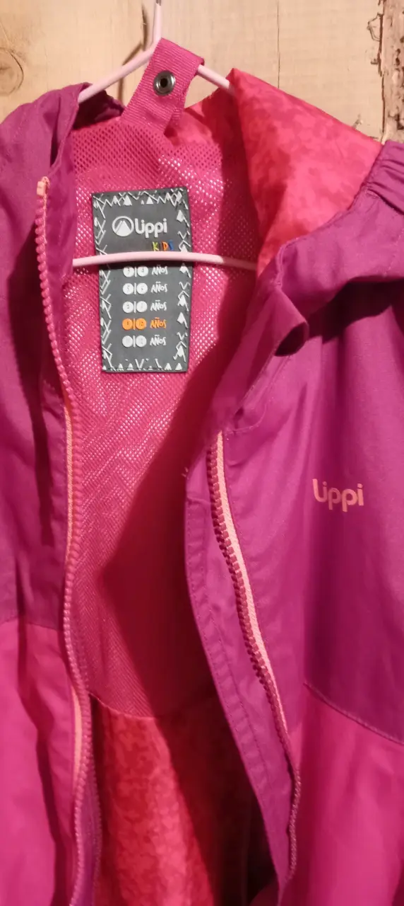 Chaqueta impermeable lippi para niña fucsia - 2