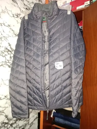 Parcka acolchada gris para mujer - miniatura 3