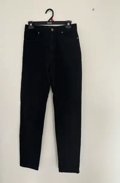 Pantalones negros de mezclilla para mujer Jacinta - miniatura 2