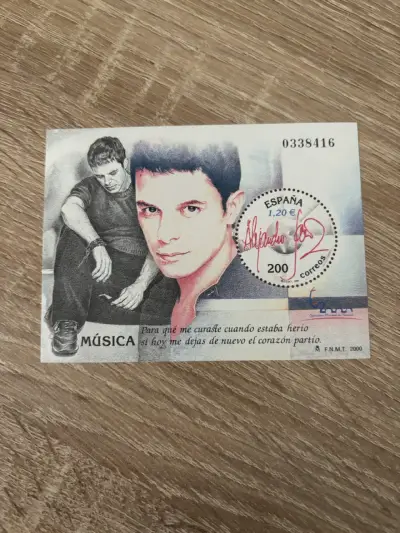 Sobre filatélico Alejandro Sanz Ed. Limitada - miniatura 2