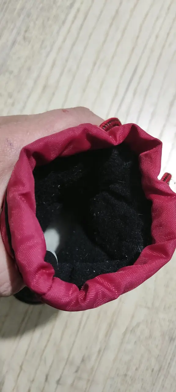 Botas de invierno para niños rojas y negras - 3
