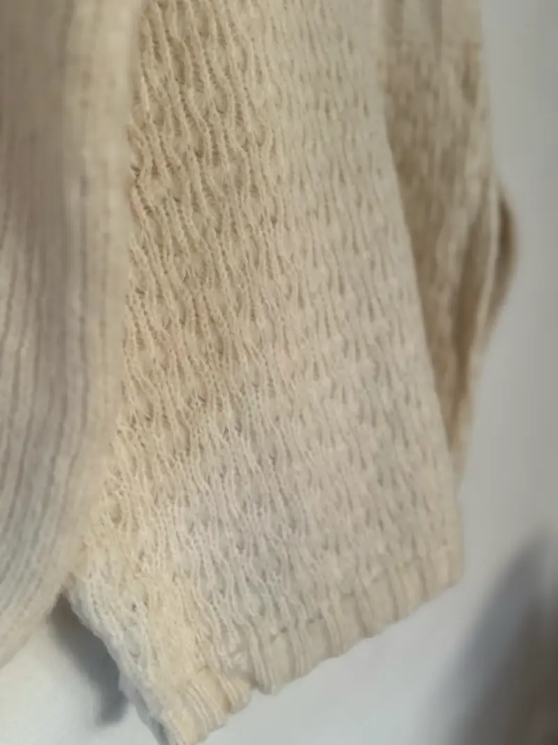 NUEVO sin uso chaleco crema - 4