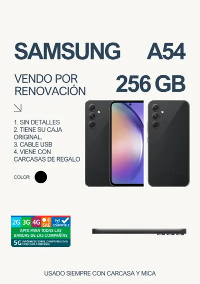 Smartphone moderno en buen estado - miniatura 3