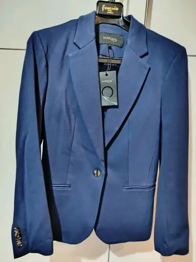 Blazer azul marino Marquis para mujer - miniatura 1