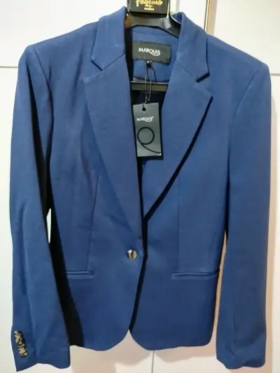 Blazer azul marino Marquis para mujer - miniatura 3
