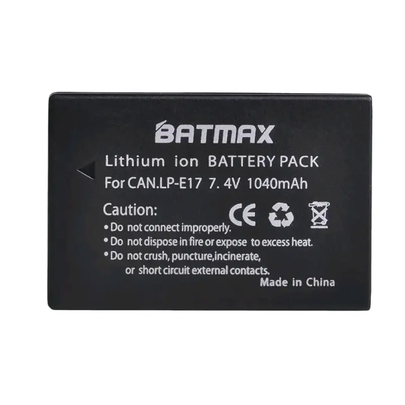 Pack Batería Batmax LP-E17 1040mAh para Canon - 2