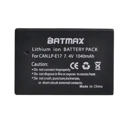 Pack Batería Batmax LP-E17 1040mAh para Canon - miniatura 2