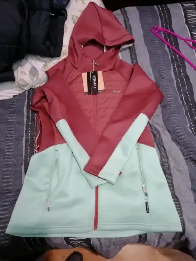 Chaqueta deportiva lippi bicolor con capucha - miniatura 1
