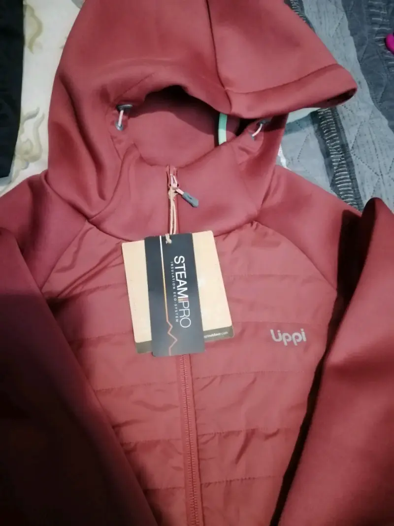Chaqueta deportiva lippi bicolor con capucha - 3